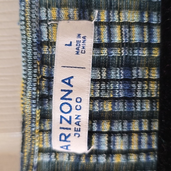 ARIZONA JEAN CO WOMEN'S JUNIORS SIZE BLUE AND YELLOW CROP TOP SIZE LARGE - Picture 6 of 14